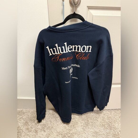 Lululemon Tenis Club Large Blue Sweatshirt. 💙⚡️ - Picture 2 of 3